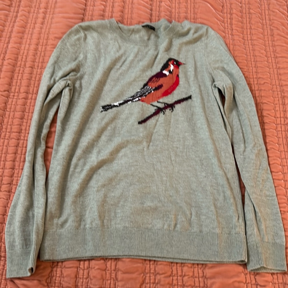 Bird sweater from Talbots. Great condition!